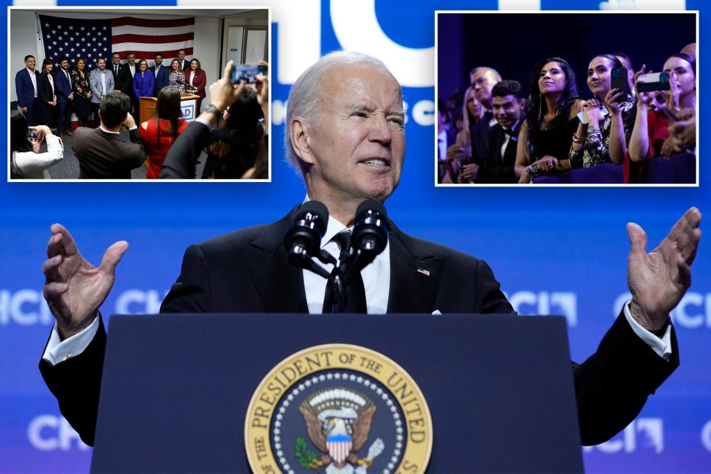Biden praises âCongressional Black Caucusâ during address to Congressional Hispanic Caucus in president’s latest gaffe